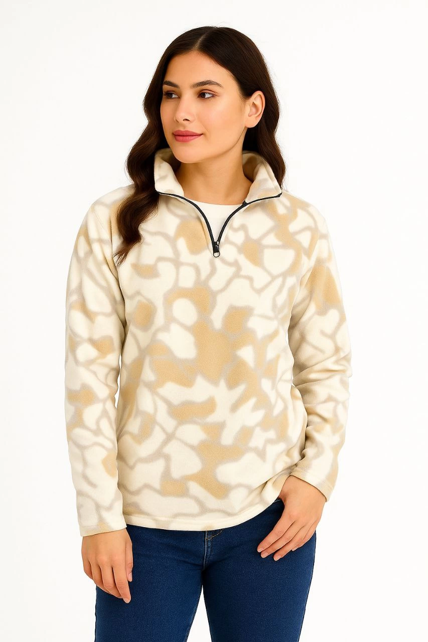 kadin-yarim-fermuarli-desenli-polar-sweat-yakali-uzun-kollu-oversize-rahat-kalip-bej-29176667-sw853sh1280 KADIN Yarım Fermuarlı Desenli Polar Sweat Yakalı Uzun Kollu Oversize Kalıp - Bej