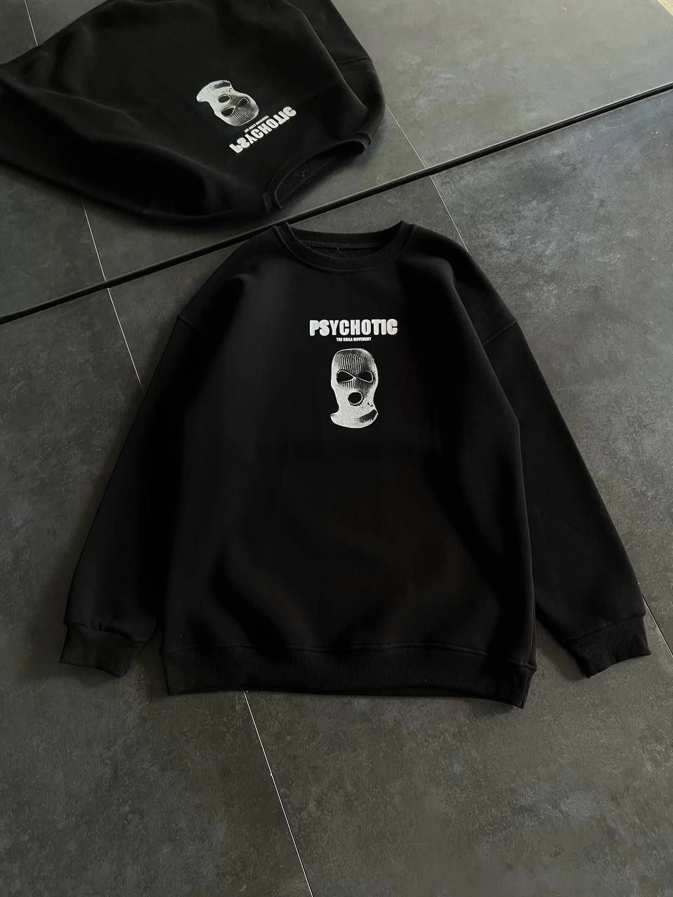kislik-bisiklet-yaka-baskili-sweatshirt-siyah-67156524-sw960sh1280 Kadın 3 iplik Kışlık Bisiklet Yaka Baskılı SweatShirt - Siyah - Görsel 2