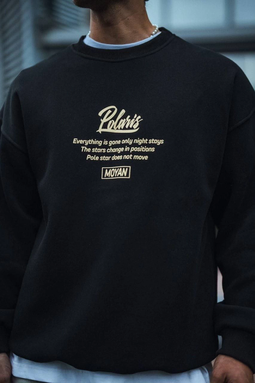 kislik-bisiklet-yaka-on-ve-arka-baskili-sweatshirt-siyah-17882265-sw853sh1280 Erkek 3 iplik pamuklu Bisiklet Yaka Ön Ve Arka Baskılı SweatShirt - Siyah