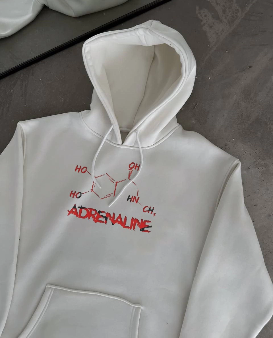 kislik-uzun-kol-kapsonlu-sweatshirt-beyaz-33581486-sw960sh1187 Kadın Oversize Kapüşonlu Cepli Baskılı 3 İplik Pamuklu Hoodie Sweatshirt - Beyaz