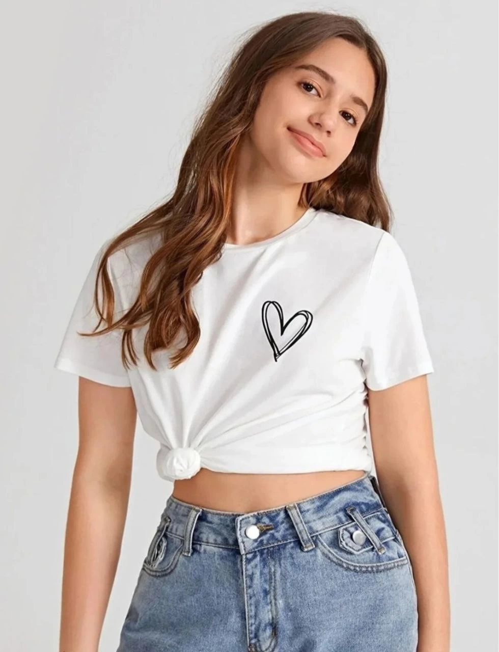 kiz-cocuk-bisiklet-yaka-baskili-t-shirt-beyaz-42780062-sw980sh1280 Kız Çocuk Bisiklet Yaka Baskılı T-Shirt - Beyaz