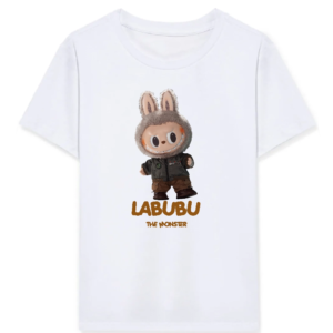 Kız Çocuk Baskılı T-Shirt - Beyaz