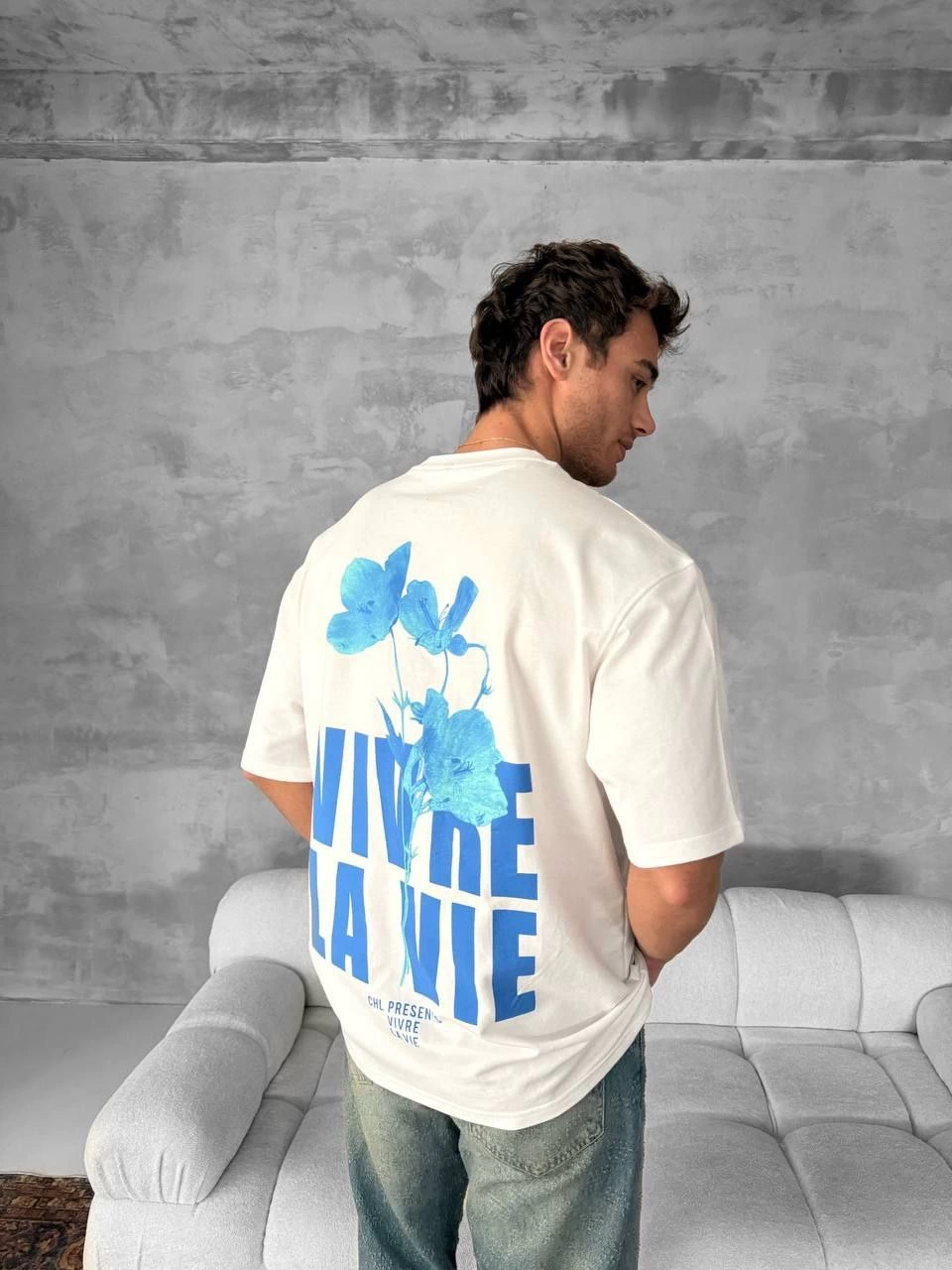 on-ve-arka-baskili-oversize-bisiklet-yaka-t-shirt-beyaz-85683673-sw960sh1280 Erkek Ön ve Arka Baskılı T-Shirt Kısa Kol Bisiklet Yaka Regular Fit Tişört - Beyaz - Görsel 2
