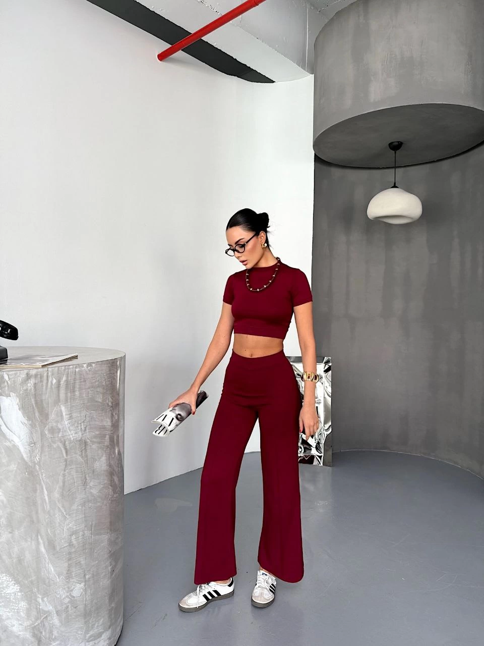 osy-modal-yumusak-dokulu-kumas-kisa-kollu-crop-alt-ispanyol-paca-pantalon-ikili-takim-bordo-58689420-sw960sh1280 Kadın Osy Modal Yumuşak Dokulu Kumaş Kısa Kollu Crop Alt ispanyol Paça Pantolon ikili Takım - Bordo