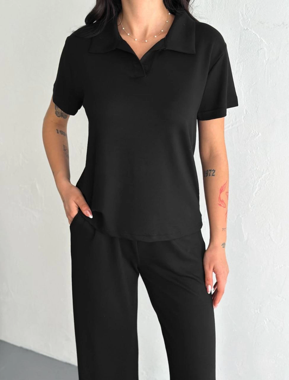 osy-modal-yumusak-dokulu-kumas-kisa-kollu-yakali-t-shirt-pantalon-ikili-takim-siyah-14453770-sw975sh1280 Kadın Osy Modal Yumuşak Dokulu Kumaş Kısa Kollu Yakalı T-shirt Pantolon ikili Takım- Siyah