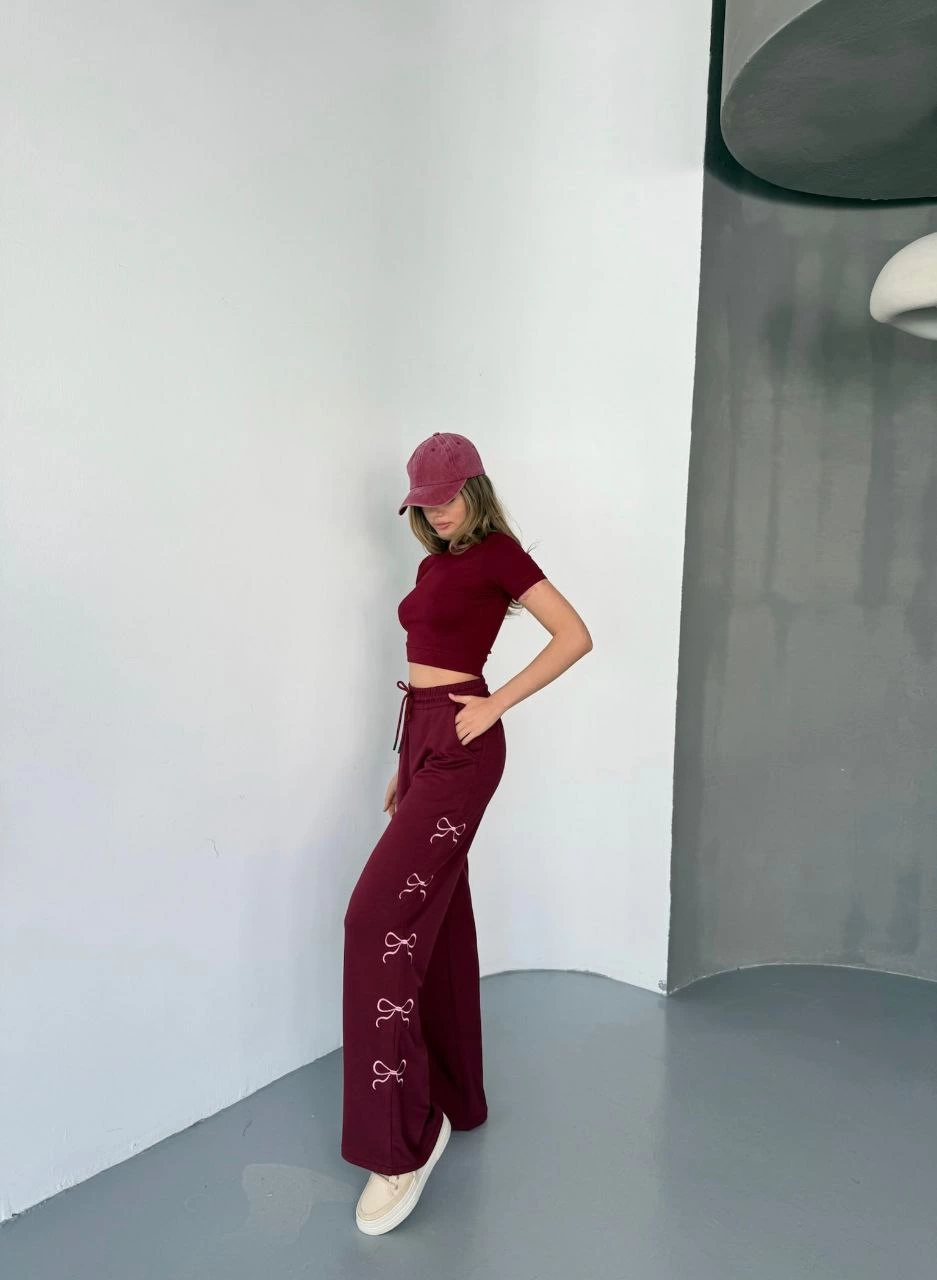 osy-modal-yumusak-dokulu-kumas-nakis-islemeli-rahat-bol-paca-esofman-pantalon-bordo-74389814-sw937sh1280 Kadın Osy Modal Yumuşak Dokulu Kumaş Nakış işlemeli Rahat Bol Paça Eşofman Pantolon - Bordo