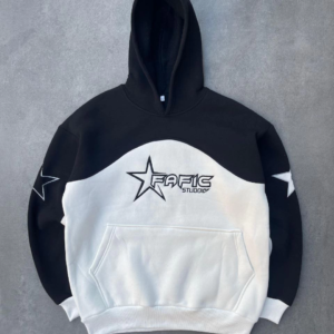 Kadın 3 İplik Pamuklu Parçalı Nakış İşlemelı Kapüşonlu SweatShirt Hoodie - Siyah