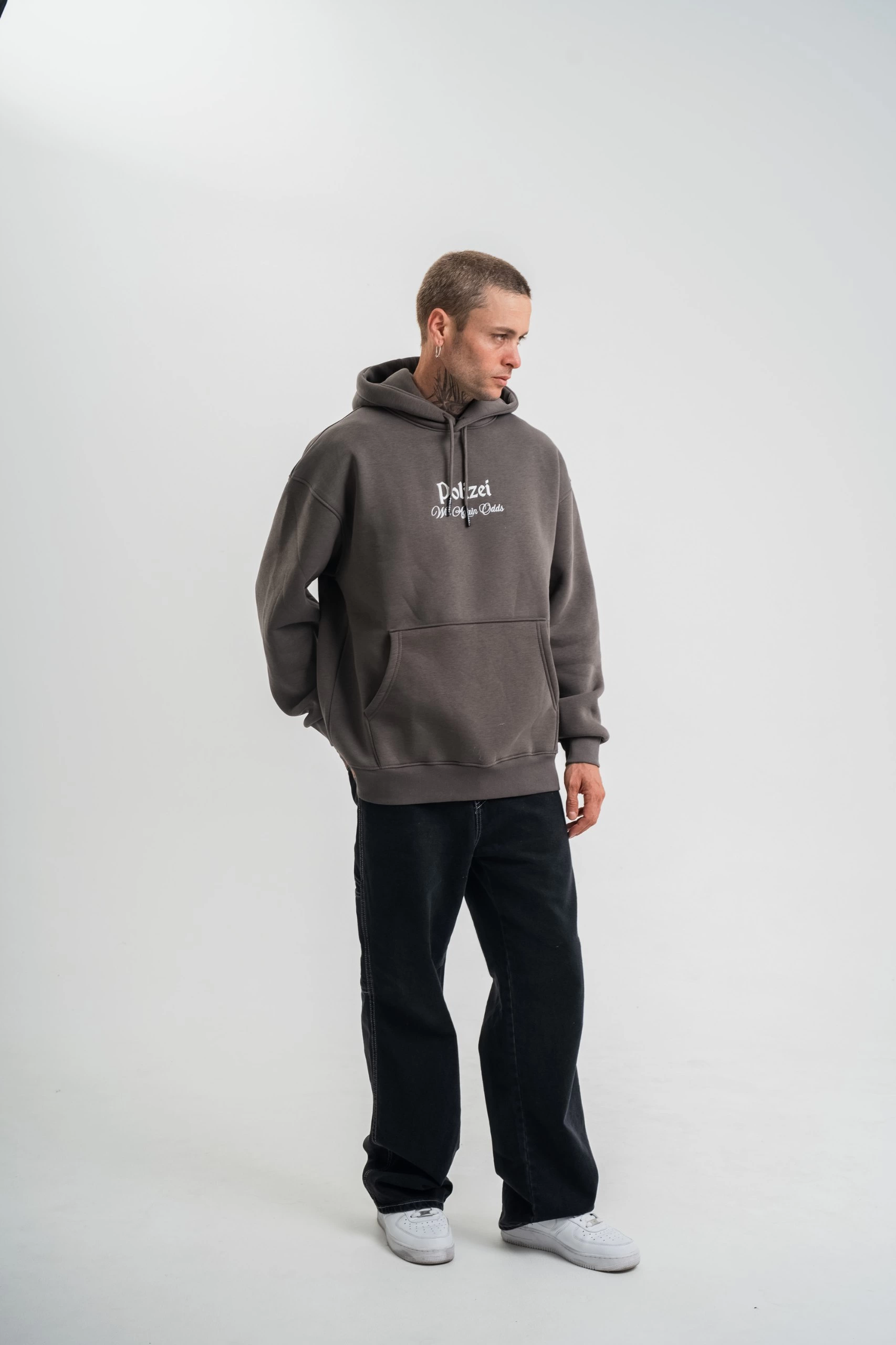 polizei-premium-kalite-kapsonlu-dijital-patchli-sweatshirt-fume-27385043-sw1706sh2560 Erkek 3 İplik Kapüşonlu Hoodie Dijital Patchli SweatShirt - Füme