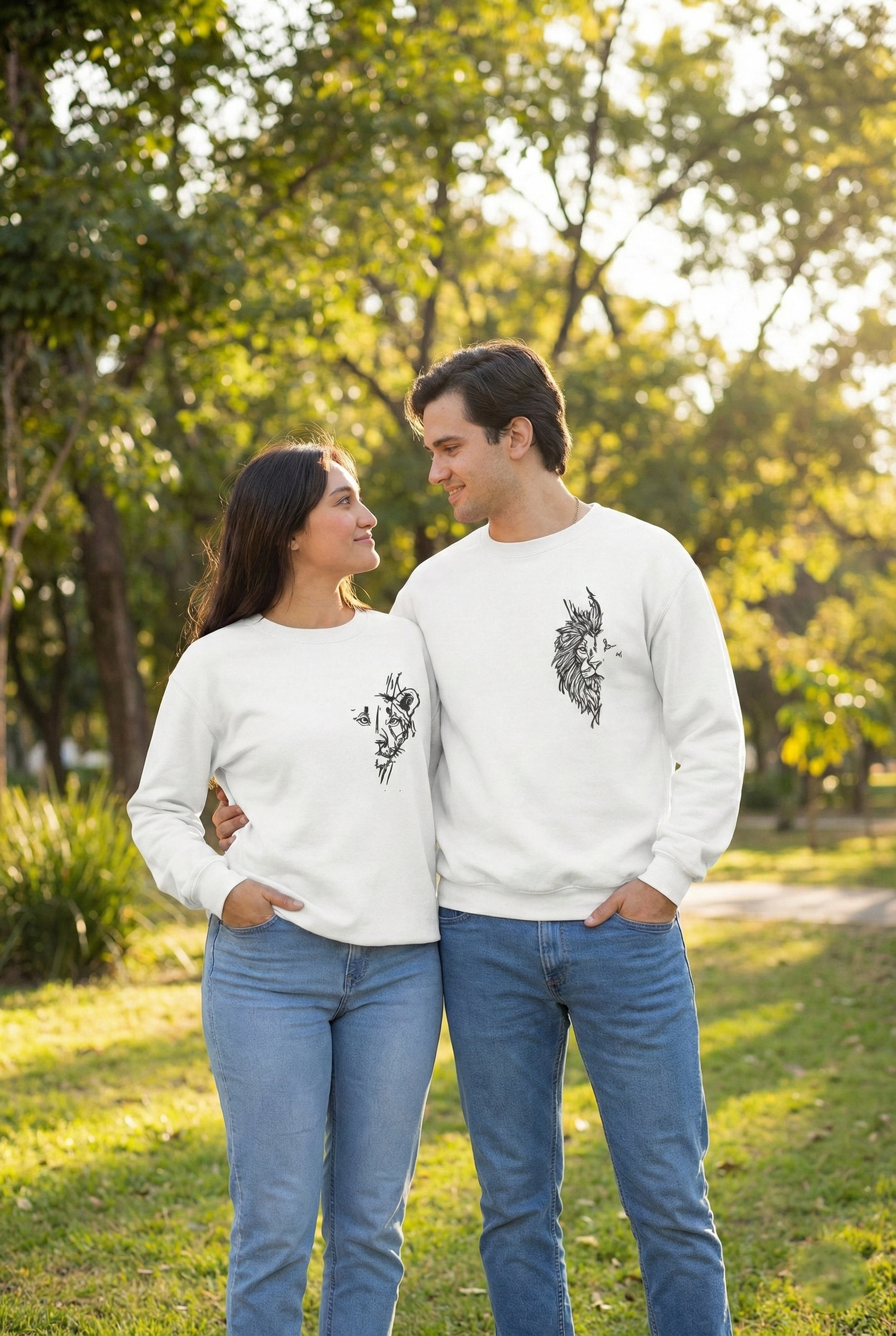 sevgililer-gunu-ozel-bisiklet-yaka-baskili-oversize-sweatshirt-beyaz-14071954-sw1696sh2528 Sevgililer Günü Baskılı Oversize Bisiklet Yaka Sweatshirt - Beyaz - Görsel 2