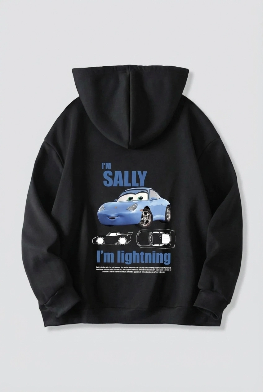 sevgililer-gunu-ozel-kapusonlu-araba-baskili-oversize-sweatshirt-siyah-36247689-sw848sh1264 Sevgililer Günü Araba Temalı Baskılı Oversize Kapüşonlu Sweatshirt Hoodie - Siyah