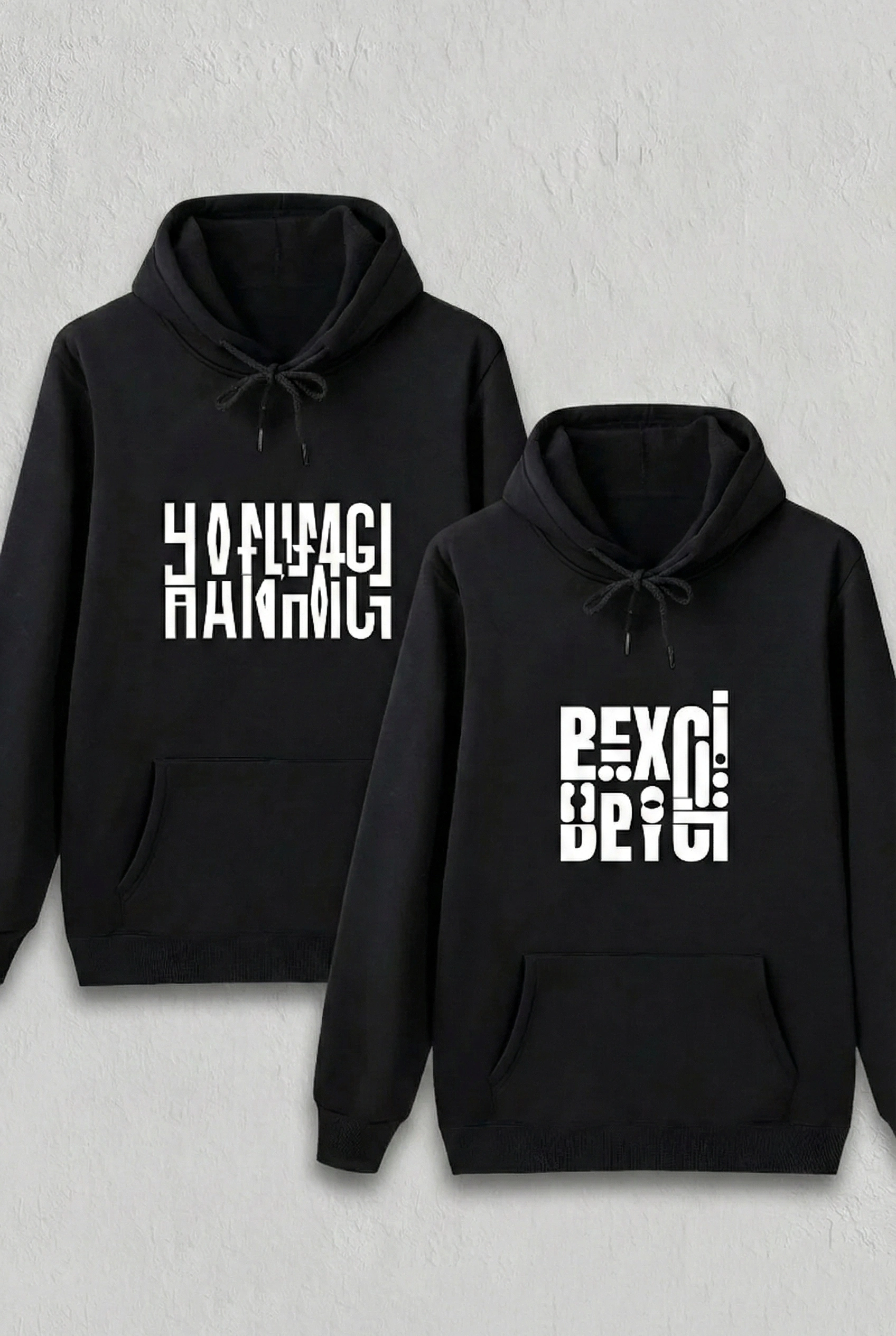 sevgililer-gunu-ozel-kapusonlu-hanimci-baskili-oversize-sweatshirt-siyah-1006861-sw1696sh2528 Sevgililer Günü Hanımcı Hediye Baskılı Oversize Kapüşonlu Sweatshirt - Siyah - Görsel 2