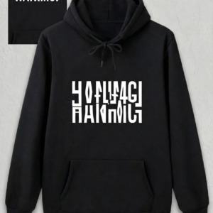 Sevgililer Günü Hanımcı Hediye Baskılı Oversize Kapüşonlu Sweatshirt - Siyah