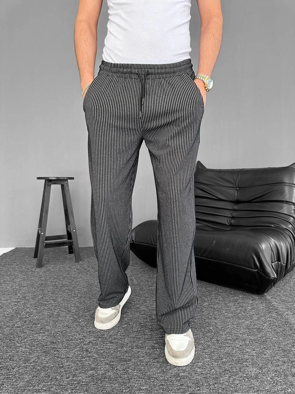 su-yolu-cizgili-cepli-pantalon-siyah-47360958-sw960sh1280 Su Yolu Çizgili Cepli Pantolon - Siyah - Görsel 2