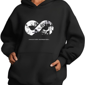 3 iplik Pamuklu Cepli  Kapüşonlu 10 Kasıma Özel SweatShirt Hoodie - Siyah