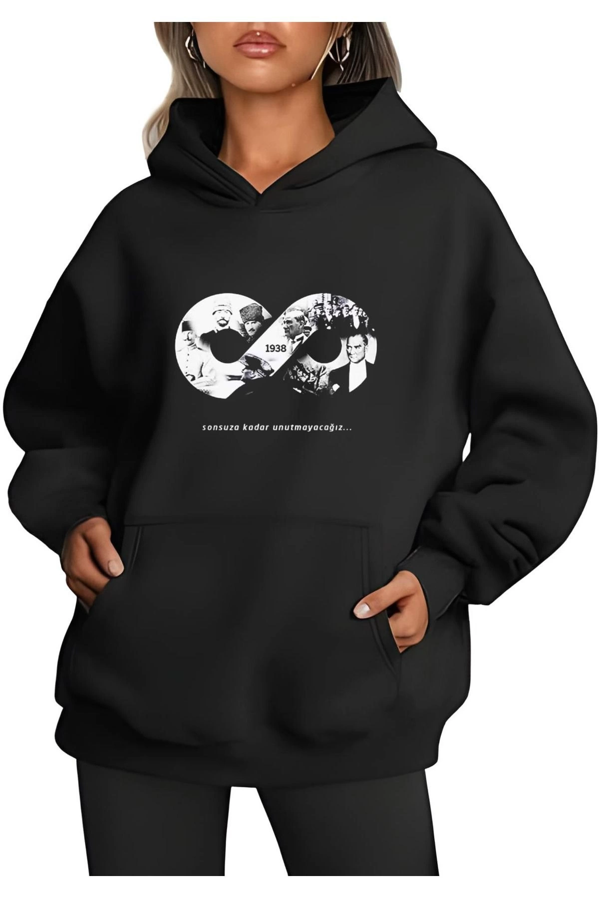 uc-iplik-kapsonlu-10-kasima-ozel-sweatshirt-siyah-49838093-sw1200sh1800 3 iplik Pamuklu Cepli Kapüşonlu 10 Kasıma Özel SweatShirt Hoodie - Siyah