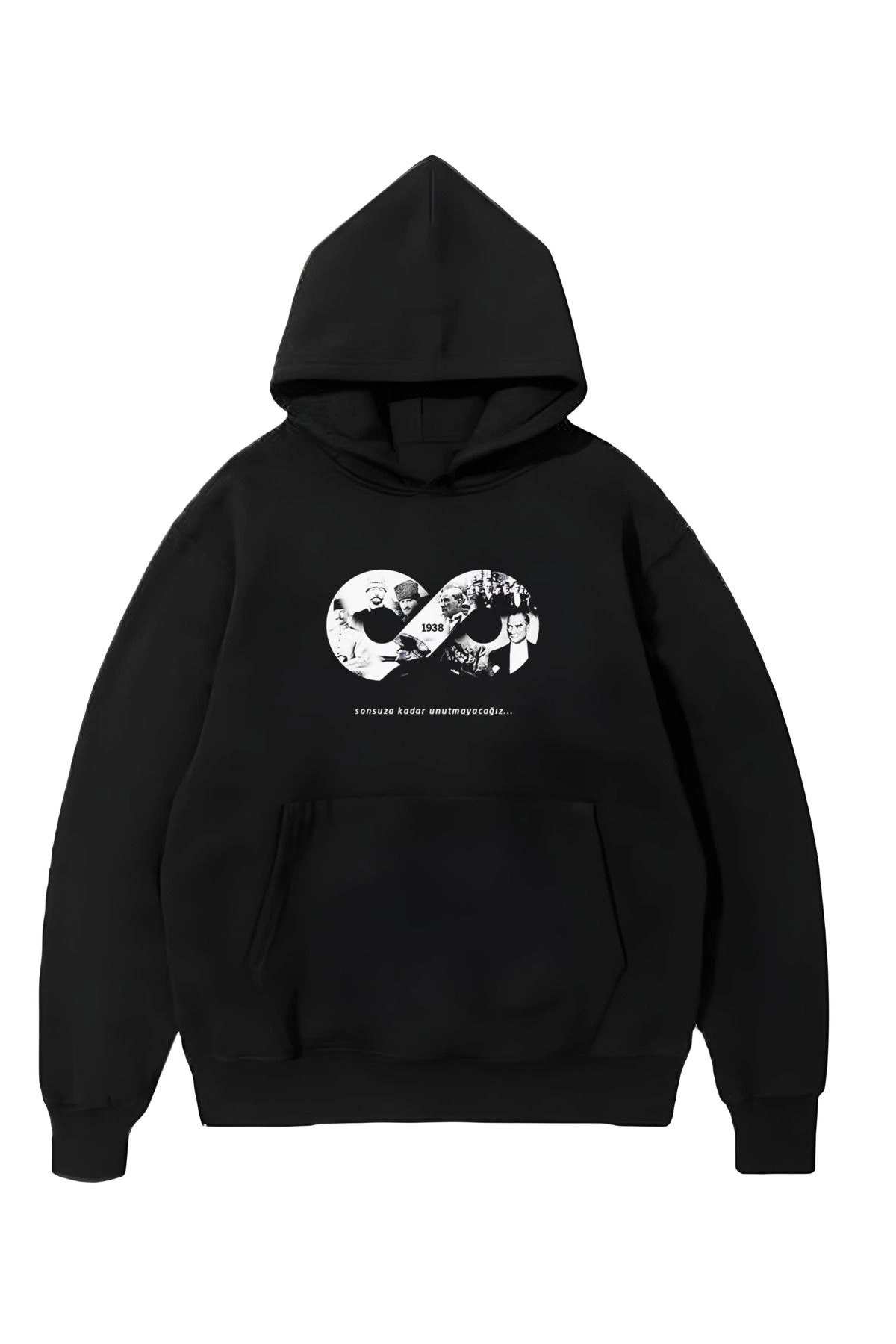 uc-iplik-kapsonlu-10-kasima-ozel-sweatshirt-siyah-72245669-sw1200sh1800 3 iplik Pamuklu Cepli Kapüşonlu 10 Kasıma Özel SweatShirt Hoodie - Siyah - Görsel 2