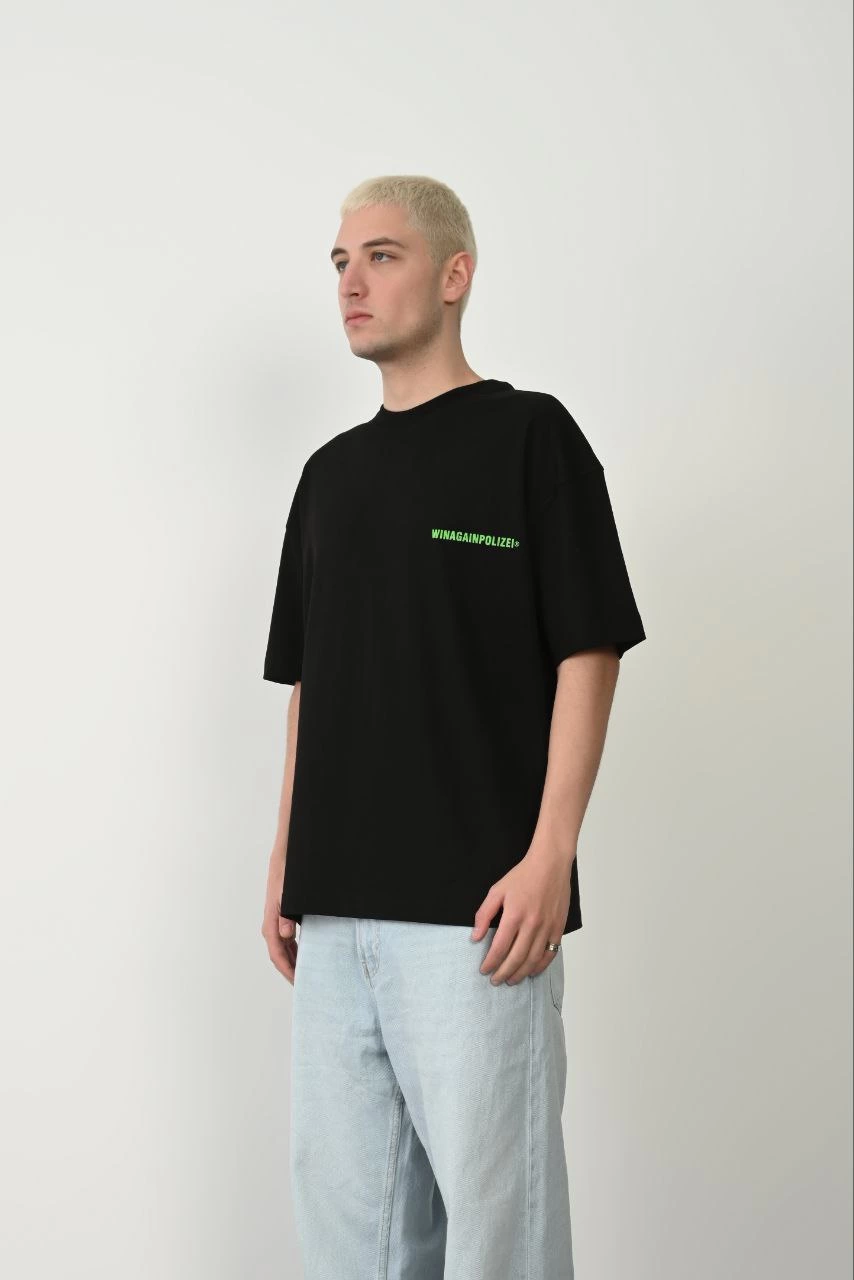 unisex-baskili-bisiklet-yaka-oversize-t-shirt-siyah-33383158-sw854sh1280 Erkek Baskılı T-Shirt Kısa Kol Bisiklet Yaka Rahat Kalıp Tişört - Siyah