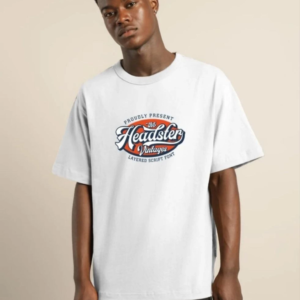 Erkek Baskılı T-Shirt Kısa Kol Bisiklet Yaka Regular Fit Rahat Kalıp Günlük Tişört - Beyaz