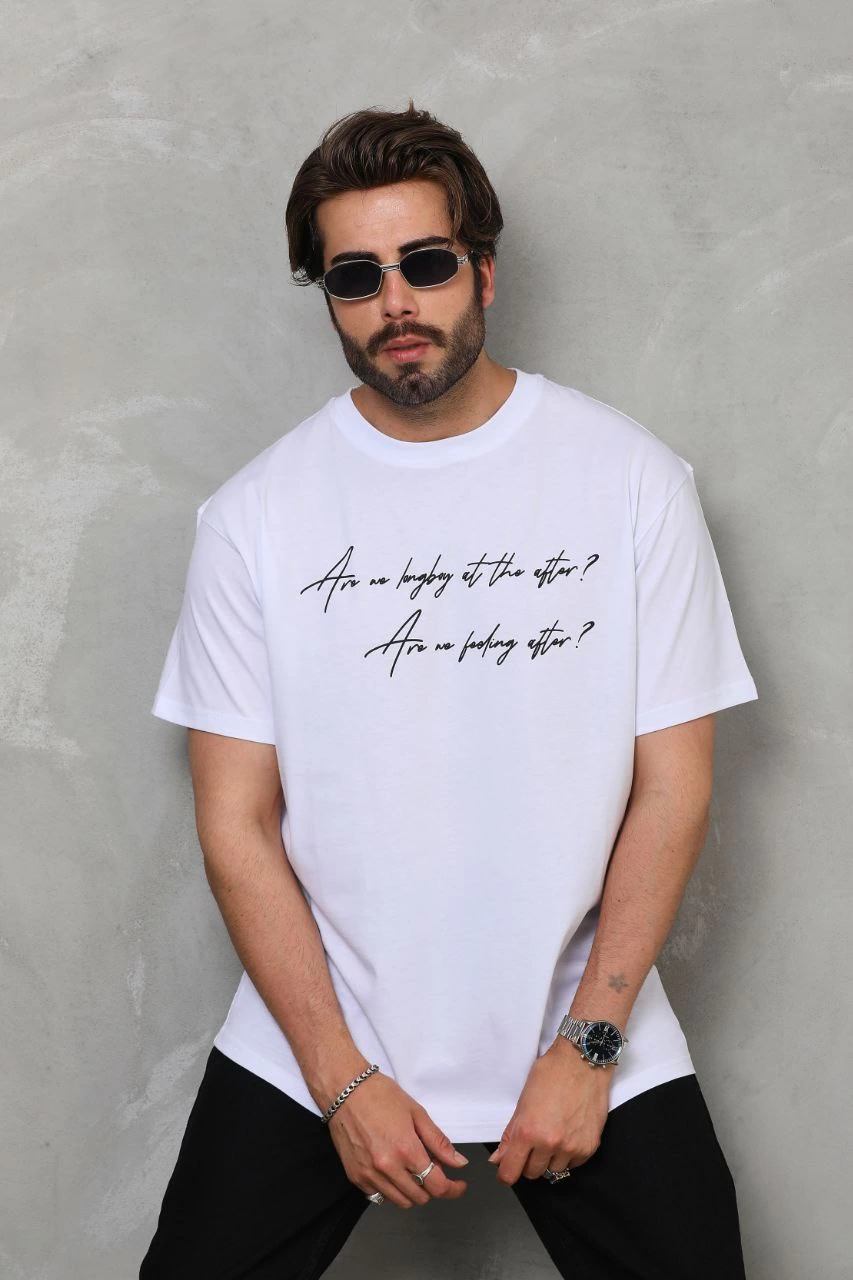 unisex-bisiklet-yaka-baskili-oversize-t-shirt-beyaz-13012790-sw853sh1280 Erkek Kısa Kol Yazlık Tişört Bisiklet Yaka Baskılı Oversize T-Shirt - Beyaz - Görsel 2