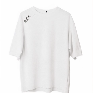 Erkek Baskılı T-Shirt Kısa Kol Bisiklet Yaka Regular Fit Rahat Kalıp Günlük Tişört - Beyaz