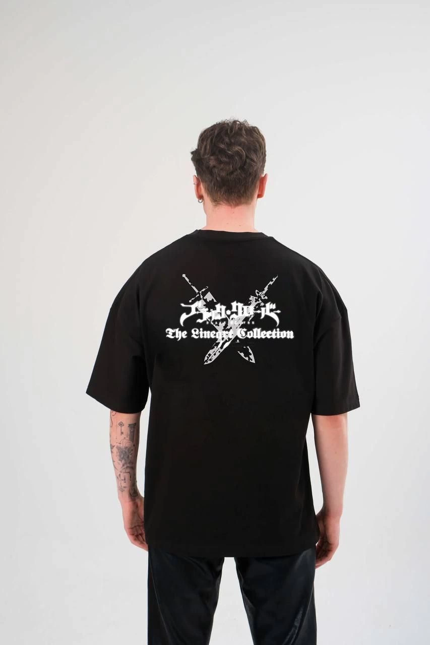unisex-bisiklet-yaka-baskili-oversize-t-shirt-siyah-66247531-sw853sh1280 Erkek Kısa Kol Tişört Bisiklet Yaka YONCA Baskılı Oversize T-Shirt - Siyah - Görsel 2