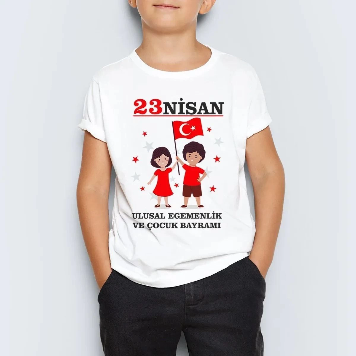unisex-cocuk-baskili-t-shirt-beyaz-13058939-sw1200sh1200 Unisex Çocuk Baskılı T-Shirt - Beyaz