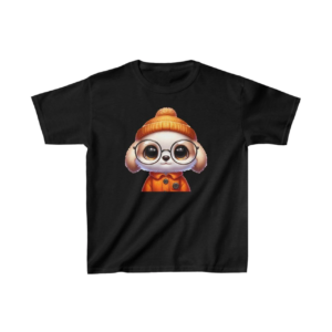 Unisex Çocuk Baskılı T-Shirt - Siyah