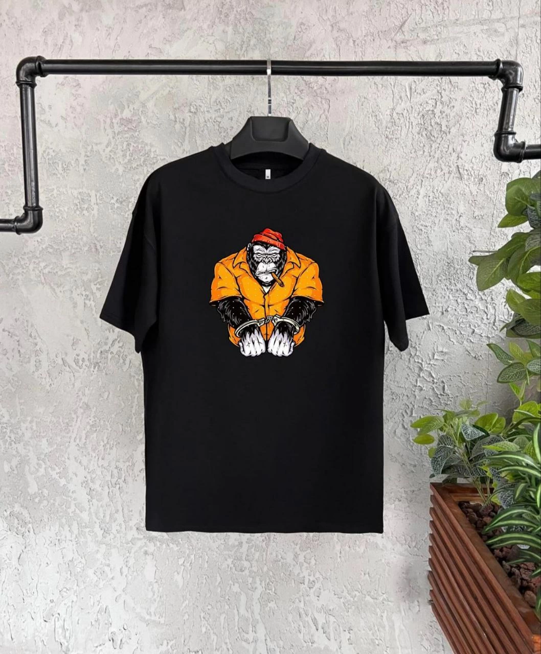 unisex-cocuk-baskili-t-shirt-siyah-43289943-sw1058sh1280 Unisex Çocuk Baskılı T-Shirt - Siyah