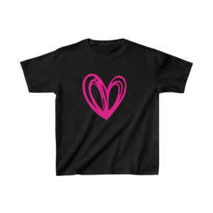 Unisex Çocuk Baskılı T-Shirt - Siyah