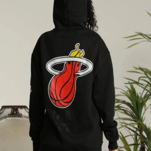 Kadın Oversize Kapüşonlu Cepli Baskılı 3 İplik Pamuklu Hoodie Sweatshirt - Siyah