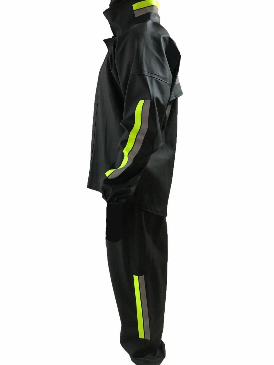 unisex-tam-kalip-motorcu-kurye-su-gecirmez-yagmurluk-takim-siyah-23745840-sw960sh1280 ERKEK Tam Kalıp Motorcu Kurye Su Gecirmez Yağmurluk Takım - Siyah - Görsel 2