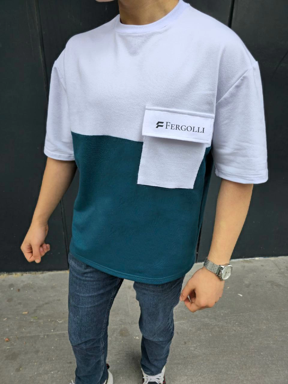 unisex-torba-cep-detayli-parcali-t-shirt-lacivert-24887554-sw960sh1280 ERKEK Tişört Torba Cepli Parçalı Kısa Kol T-Shirt - Lacivert