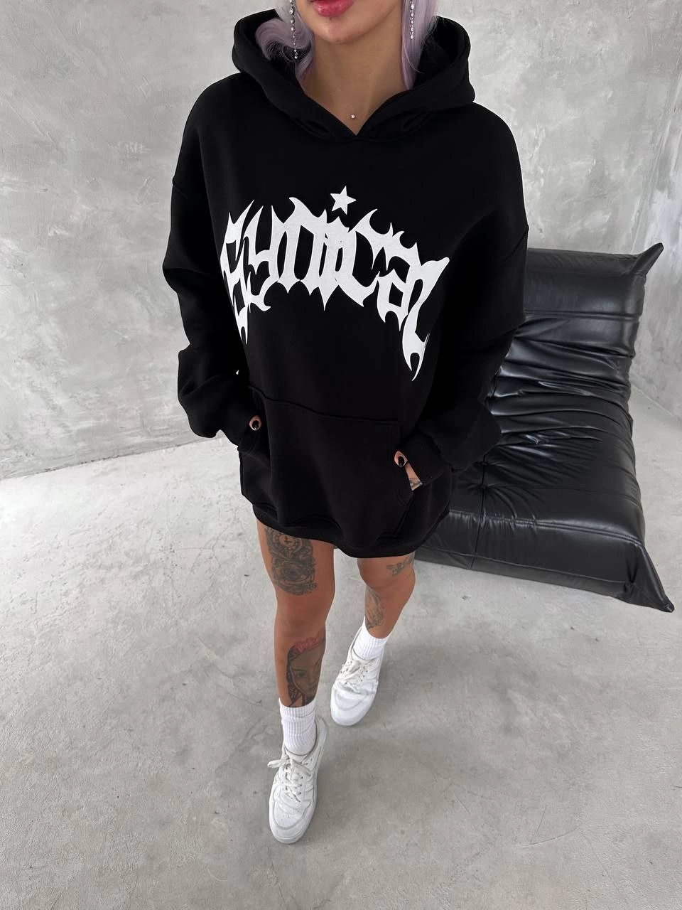 unisex-uc-iplik-kapsonlu-baskili-sweatshirt-siyah-52329960-sw960sh1280 Kadın Oversize Kapüşonlu Cepli Baskılı 3 İplik Pamuklu Hoodie Sweatshirt - Siyah