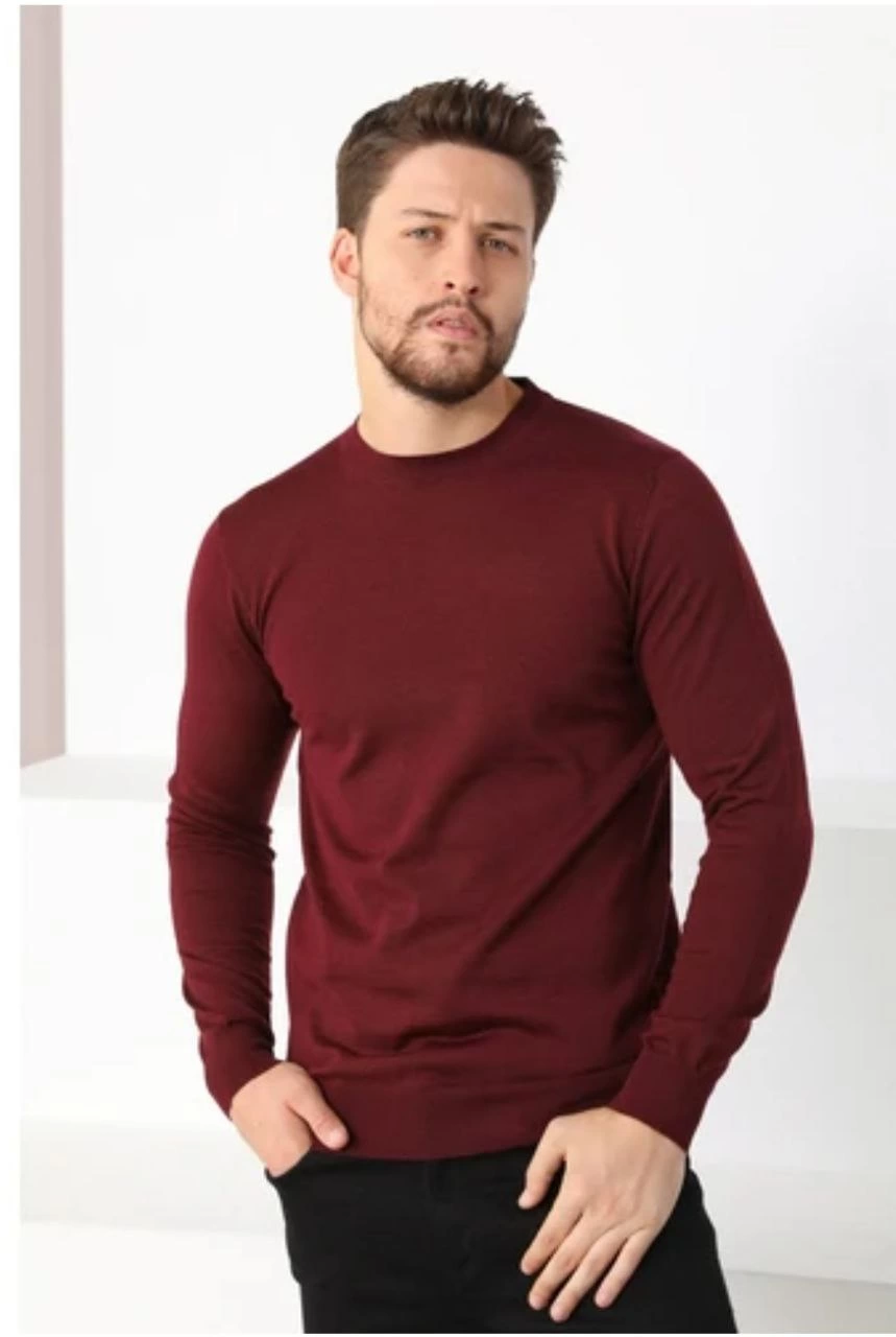 unisex-uzun-kol-biskilet-yaka-dokuma-triko-bordo-4715892-sw859sh1280 Erkek Bisiklet yaka Kazak Uzun Kol Dokuma Triko - Bordo