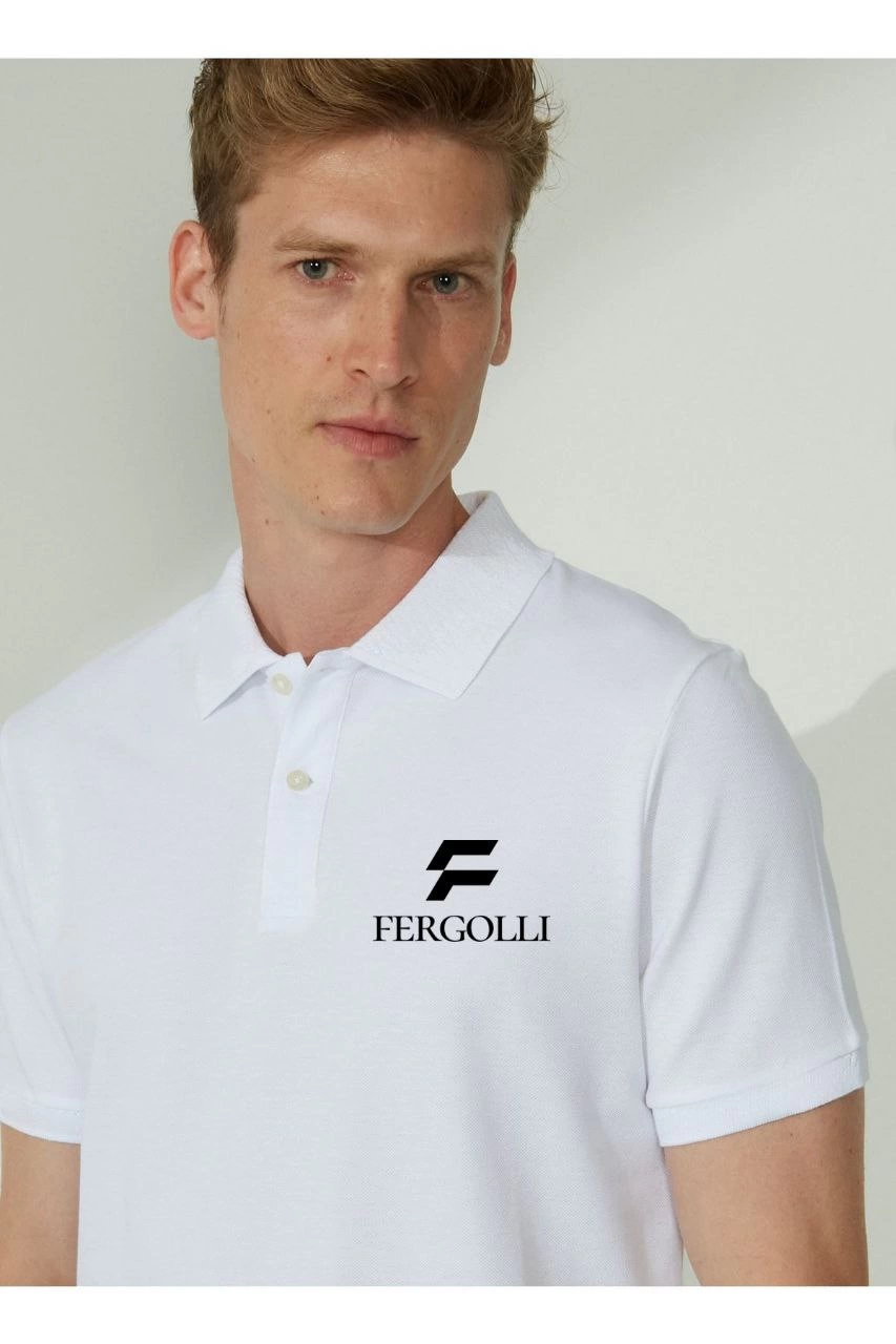 unisex-yakasi-dugmeli-yakali-pike-t-shirt-beyaz-82793472-sw853sh1280 Erkek Pike Polo Yaka Tişört Düğmeli Baskılı T-Shirt - Beyaz - Görsel 2