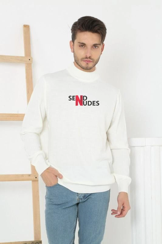 unisex-yarim-bogazli-baskili-dokuma-triko-beyaz-29099857-sw533sh800 Erkek Yarım Bağazlı Kazak Baskılı Dokuma Triko - Beyaz