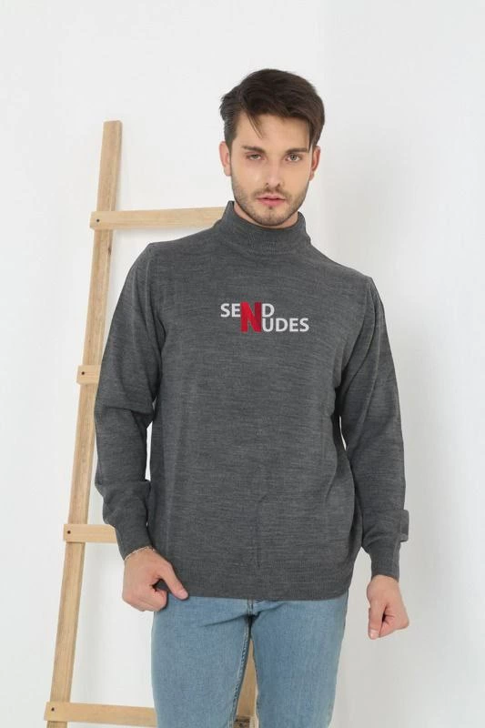 unisex-yarim-bogazli-baskili-dokuma-triko-fume-29329710-sw533sh800 Erkek Yarım Bağazlı Kazak Baskılı Dokuma Triko - Füme