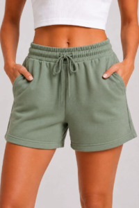 Kadın 3 İplik Şardonsuz Yazlık Cepli Lastikli Bağcıklı Regular Fit Şort - Yeşil Kadin 3 Iplik Sardonsuz Yazlik Cepli Lastikli Bagcikli Regular Fit Sort Yesil 2614476 Sw852sh1280 200x300