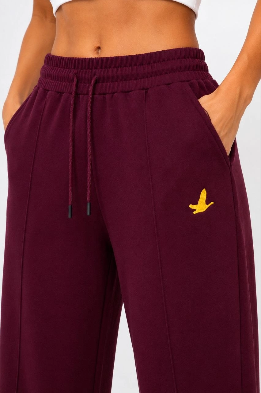 kadin-osy-modal-yumusak-dokulu-cima-dikisli-nakisli-cepli-oversize-bol-paca-esofman-alti-bordo-92638983-sw852sh1280 Kadın Osy Modal Yumuşak Dokulu Cima Dikişli Nakışlı Cepli Oversize Bol Paça Eşofman Altı - Bordo - Image 2